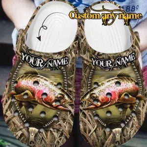 GCP1208302 mockup 600×600 1, Adult Classic Clogs Fly Fishing Personalized Crocs, Adult, Classic, Personalized