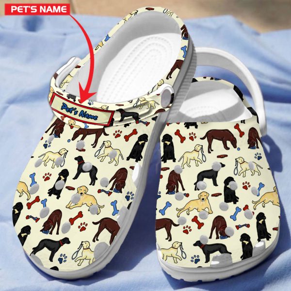 GCU2206309custom mockup 4, Beautiful Labradors Dog Personalized Crocs, Beautiful, Kids, Personalized