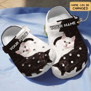 GCY1008303Custom crocs1, Limited Edition For Adult Unisex Cat Personalized Crocs – Fun And Safe For Outdoor Play, Adult, Limited Edition, Personalized, Unisex