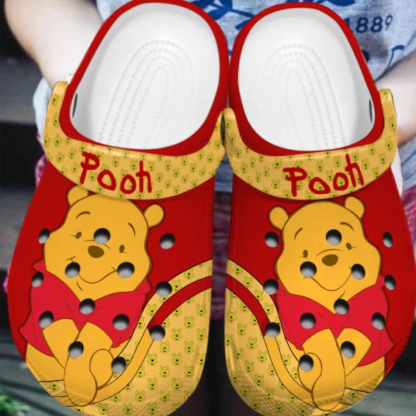 GML2908301, Colorful Perfect For Adults And Kids Pooh Bear Classic Crocs, Adult, Classic, Colorful, Kids