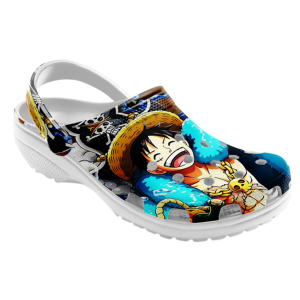 2, Personalized Adult’s Unisex One Piece Luffy & Zoro Crocs, Adult, Personalized, Unisex