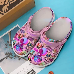 4 scaled 1, Perfect for Women, Personalized Stylish and Beautiful, Lovely Pink Summer Carnival Tour 2023 Crocs, Order Now for a Special Discount!, Beautiful, Personalized, Pink, Stylish, Women