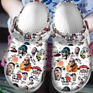 BEST Mac Miller White Crocs Crocband transformed transformed jpg, Breathable And Water-Resistant Mac Miller Crocs, Quick Delivery Available!, Breathable, Water-Resistant