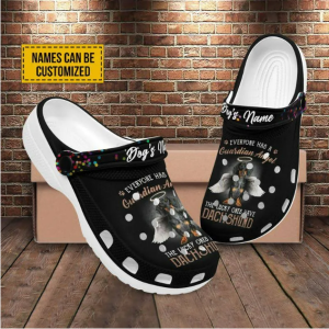 Capture.PNG 7, Black Personalized And Classic Your Guardian Angel Dachshund Crocs, Gift for Dog’s Mom And Dog’s Dad, Black, Classic, Personalized