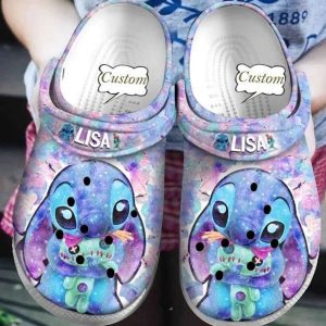 Custome Name Lilo Stitch Shoes Crocband Crocs uk75hu