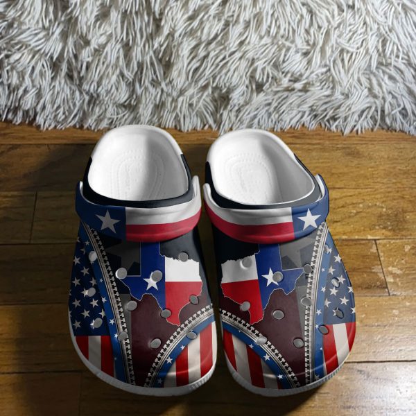 GAD0210103 ads10, New Design Texas Flag Crocs, Hurry Up To Shop Today, New