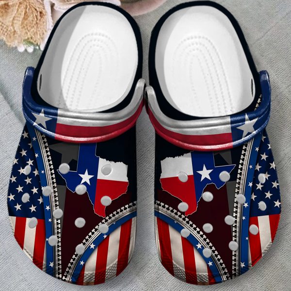 GAD0210103 ads2, New Design Texas Flag Crocs, Hurry Up To Shop Today, New