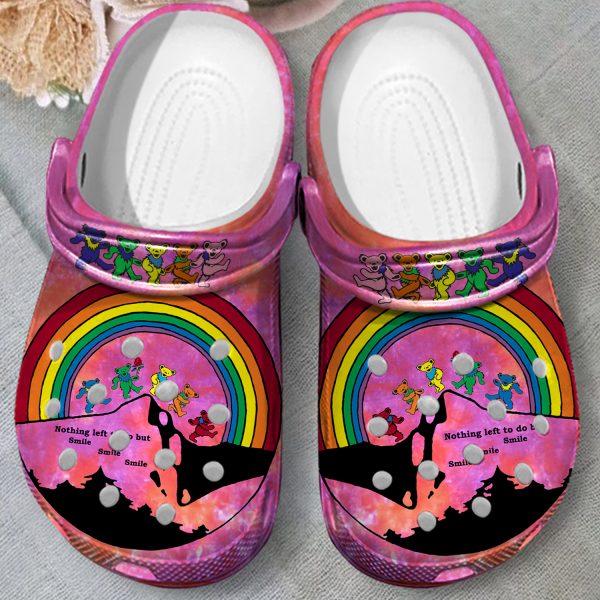 GAD0510101 ads2, Perfect for Women, Lightweight And Colorful Let Smile Crocs, Order Now for a Special Discount!, Colorful, Women
