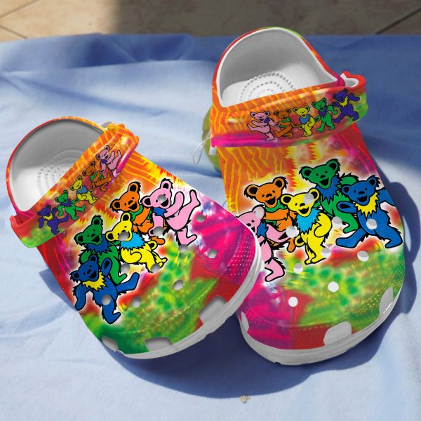 GAD0510102 ads1, Incredibly Lightweight Water-Friendly And Colorful Dancing Bears Crocs, Quick Delivery Available!, Colorful