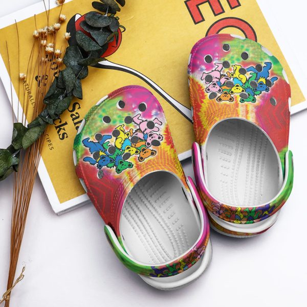 GAD0510102 ads6, Incredibly Lightweight Water-Friendly And Colorful Dancing Bears Crocs, Quick Delivery Available!, Colorful
