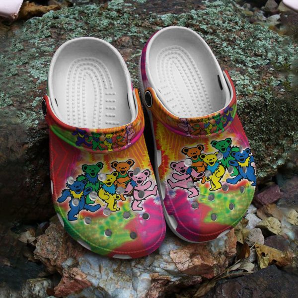 GAD0510102 ads7, Incredibly Lightweight Water-Friendly And Colorful Dancing Bears Crocs, Quick Delivery Available!, Colorful