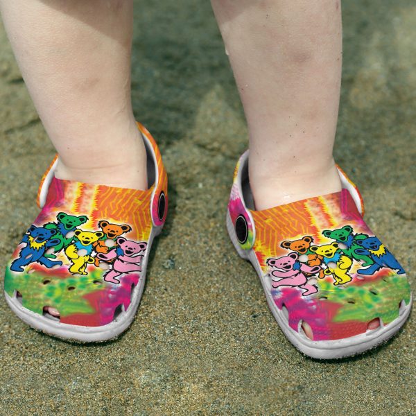GAD0510102 ads8, Incredibly Lightweight Water-Friendly And Colorful Dancing Bears Crocs, Quick Delivery Available!, Colorful
