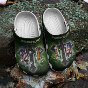 GAD0612102 ads4, Adult’s Soft And Durable Irish By Blood Green Crocs, Adult, Durable, Green, Soft
