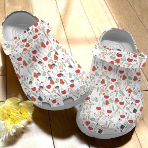 GAD1405105 ads4, Nurse Life Pattern Crocs, Stylish Healthcare Footwear, Stylish