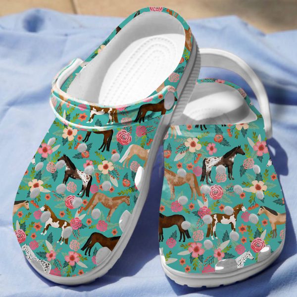 GAD1407105 ads3, New Horse Collection Floral Crocs, Order Now For A Special Discount, New, Special