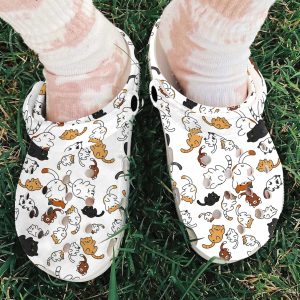 GAD1507101 ads6, Cute Cat Crocs, Non-Slip Garden Rubber Slippers For Adult, Adult, Cute, Non-slip