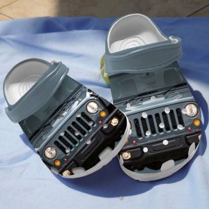 GAD2108104-ads1-600×600-1.jpg, Grey Jeep Car Clog Unisex Adult Crocs – Easy To Buy, Adult, Grey, Unisex