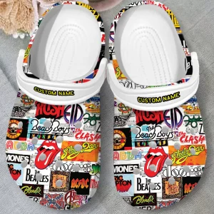 GAL0108304 5 jpg, Make Your Life Colorful, New Design Durable And Customized The Beach Boys Crocs, Music Crocs Collection, Fast Shipping!, Colorful, Customized, Durable, New Design