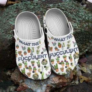 GAL0308303 4 jpg, Special Design Durable And Good-looking What The Fucculent With Custom Name Crocs, Quick Delivery Available!, Durable, Good-looking, Special