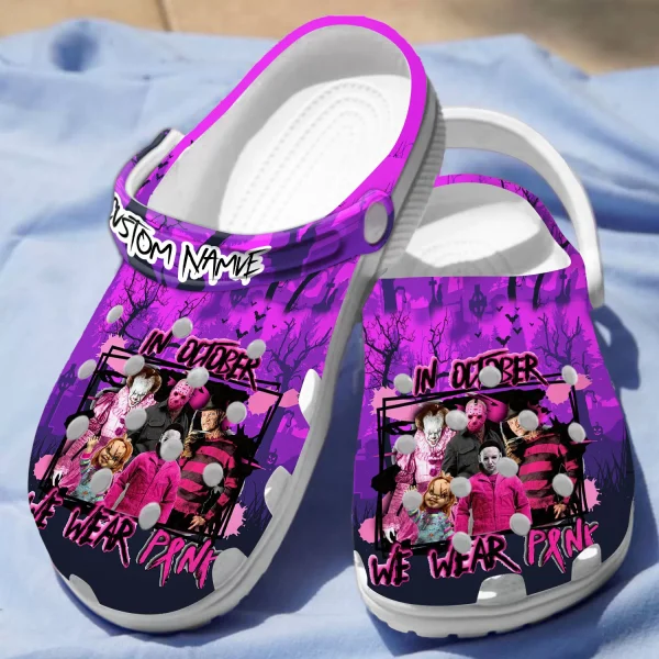 GAL2707306 2.jpgmockup jpg, For Evens, Personalized Lightweight And Non-slip In October We wear Pink, Hot Pink Crocs, Order Now for a Special Discount!, Non-slip, Personalized, Pink