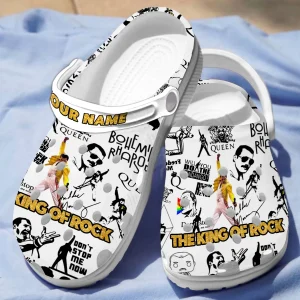 GAP3107301 mockup 04 jpg, For Fans, Breathable Cool And Customized The King Of Rock Queen Band Crocs, Easy to Buy!, Breathable, Cool, Customized