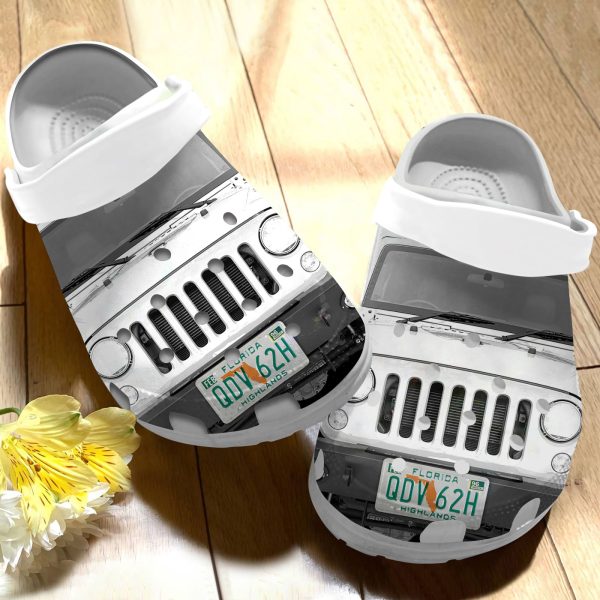 GAS1208103ch ads2, White Jeep So Cool Clogs, Lightweight Comfort Sandal Crocs, Comfort, Cool, White