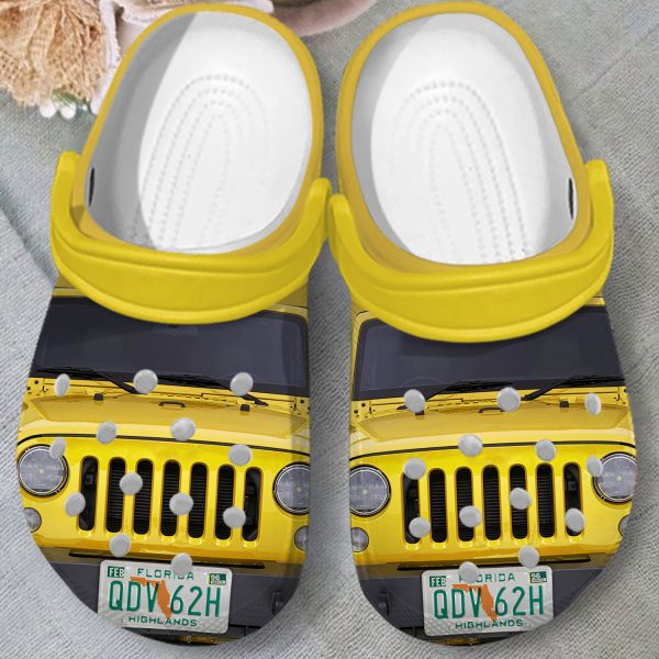 GAS1208105ch ads4, Protect Your Feet With Jeep Front Crocs, Comfortable Unisex Crocs For Adult, Adult, Comfortable, Unisex