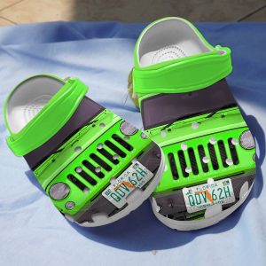 GAS1208106ch ads1, Green Jeep Cool Design Comfort Sandal Crocs, Easy To Clean!, Comfort, Cool, Green