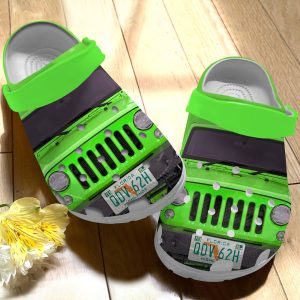 GAS1208106ch ads5, Green Jeep Cool Design Comfort Sandal Crocs, Easy To Clean!, Comfort, Cool, Green