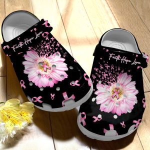 GAS2109107ch ads3, Exclusive Breast Cancer Awareness_Faith Hope Love Crocs For Men And Women, Exclusive, Men, Women