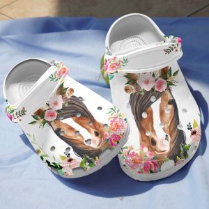 GAT0806104ch ads 7, Horse Wearing Flower Crown Crocs For Men And Women, Order Now For A Special Discount, Special