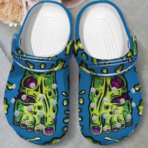 GAT0809104ch ads 2 600×600 1, Classic Non-slip And Lightweight Zombie Feet Blue Crocs, Blue, Classic, Non-slip