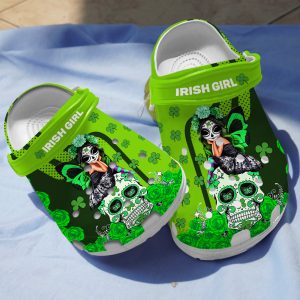 GAT0812110 ads 1, Affordable St. Patrick’s Irish Girl Green Crocs, Unique And Eye-catching For Outdoor Play, Affordable, Eye-catching, Green, Unique