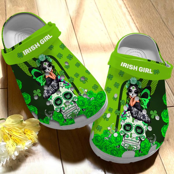 GAT0812110 ads 3, Affordable St. Patrick’s Irish Girl Green Crocs, Unique And Eye-catching For Outdoor Play, Affordable, Eye-catching, Green, Unique