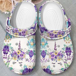 GAT2809101ch ads 2, Pretty UniCorn Purple Crocs, Soft And Durable Clogs For Kids And Adults, Kids, Pretty, Purple, Soft