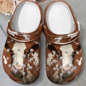 GAU1112104ch ads 2, Women Funny Dairy Cattle Water-Resistant Crocs, Water-Resistant, Women