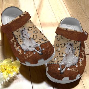 GAU1502209 ads 4, Pretty White Horse Crocs, Shop Now For The Best Price, Pretty, White
