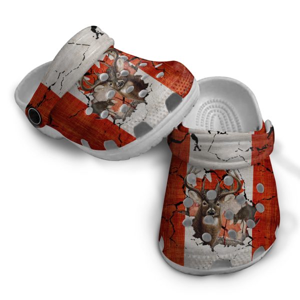 GAU1612109ch ads 7, Special Design Water-Resistant And Good-looking Canada Deer Hunting Crocs, Safe for Outdoor Play!, Good-looking, Special, Water-Resistant