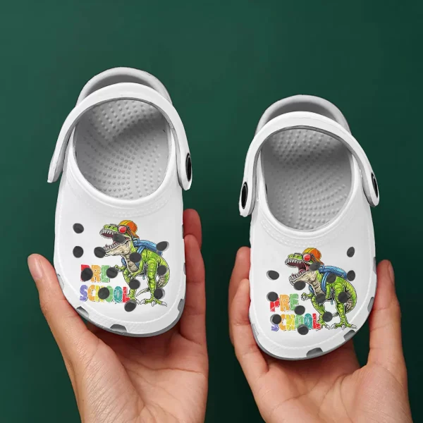 GAU2907308 mockup 1 jpg, Exclusive Design Of Pre School Dinosaur Back To School Adults & Baby Crocs, Convenience And Safe For Outdoor Play, Adult, Exclusive, Outdoor