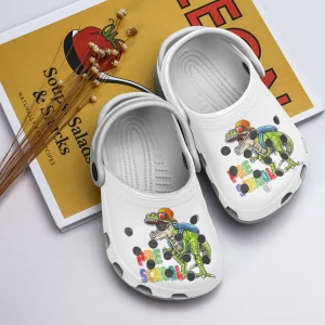 GAU2907308 mockup 2 jpg, Exclusive Design Of Pre School Dinosaur Back To School Adults & Baby Crocs, Convenience And Safe For Outdoor Play, Adult, Exclusive, Outdoor