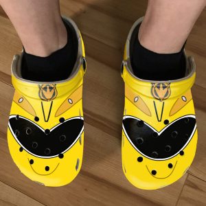 GAY0404105 ads3 600×600 1, Limited Design Of Non-slip And Lightweight Power Rangers Yellow Crocs, Fun And Safe For Outdoor Walking, Non-slip, Yellow