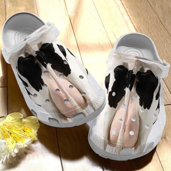 GAY1112107 ads3, Water-proof Hiking Funny Dairy Cattle Crocs, Hiking, Water-proof