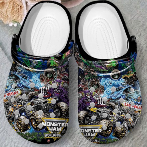 GAY2108114ch ads2, So Cool Design Grave Digger Adult Crocs, Special Discount!, Adult, Cool, Special