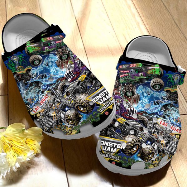GAY2108114ch ads3, So Cool Design Grave Digger Adult Crocs, Special Discount!, Adult, Cool, Special