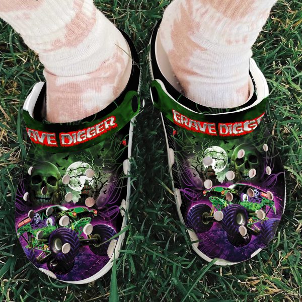 GAY210815ch ad3, Amazing New Design Grave Digger Crocs For Adults, Buy More Save More, Adult, Amazing, New