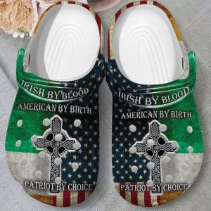 GAY2312103ch ads2, limited Design Of St. Patrick’s Day Irish By Blood Classic Crocs For Kids And Adult, Adult, Classic, Kids