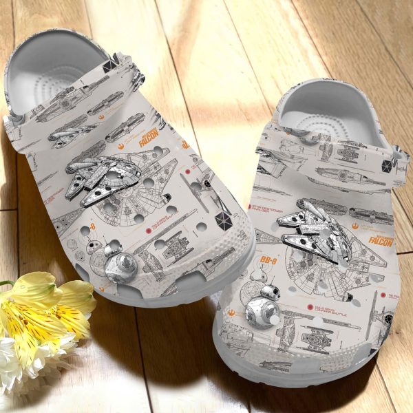 GAY2407108 ads6, Fashionable Star Wars Battle Ship Crocs, Adult