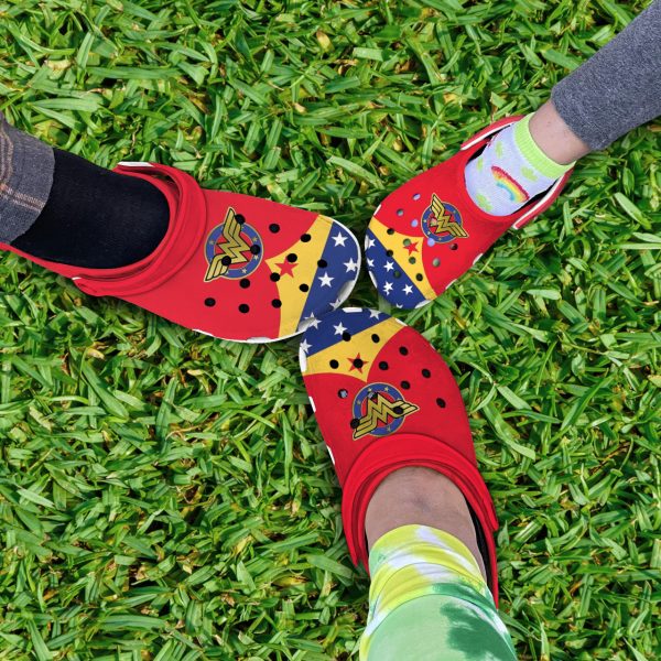 GAY2809001ch kid ads2 1, Lightweight Non-slip And Safety Diana Princess Logo On The Red And Blue Crocs, Order Now for a Special Discount!, Blue, Non-slip, Red, Safety