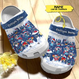 GBD0710211CH custom 2 600×600 1, Customized Crocs Funny Stitch Dancing In Christmas Vibes, Suitable For Men And Women, Funny, Men, Women