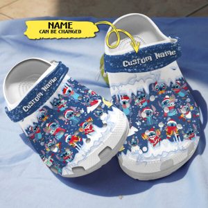 GBD0710211CH custom chay ads 600×600 1, Customized Crocs Funny Stitch Dancing In Christmas Vibes, Suitable For Men And Women, Funny, Men, Women